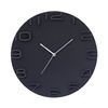 Reloj De Pared Moderno 3d Negro Ø34.5cm Thinia Home
