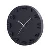 Reloj De Pared Moderno 3d Negro Ø34.5cm Thinia Home