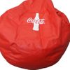 Puff Coca Cola En Cuero Sintetico Rojo Diámetro 82cm Alto 110cm