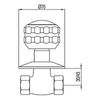 Tres Ese-23 13315510f Llave De Paso Roscar 1/2"