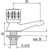 Tres Ese-23 123100f Grifo Lavabo