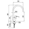 K-tres 169440 Grifo Fregadero Vertical K-tres