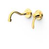 Tres 24220001or Tres Clasic Grifo Monomando Empotrado Para Lavabo Color Oro 24k