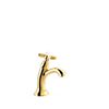 Tres 24250301or Tres Clasic Grifo De 1 Agua Para Lavabo Color Oro 24k