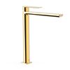 Tres 20020305or Loft Grifo Monomando Xxl Caño Alto Para Lavabo Color Oro 24k