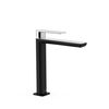 Tres 20020303ne Loft Grifo Monomando Caño Alto Para Lavabo Color Negro-cromo