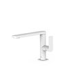 Tres 20020501bm Loft Grifo Monomando Con Maneta Lateral Para Lavabo Color Blanco Mate