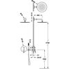 Tres 26228004om Study Kit De Grifo Monomando Empotrado De 2 Vías Rapid-box Para Ducha