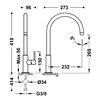 Tres 26290401op Study Exclusive Grifo Monomando Xxl Con Maneta Lateral Para Lavabo Oro