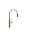 Tres 26290402op Study Exclusive Grifo Monomando Alto Con Maneta Lateral Para Lavabo Oro