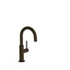 Tres 26290403kmb Study Grifo Monomando Con Maneta Lateral Para Lavabo Color Negro Bronce