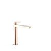 Tres 21120301op Project-tres Grifo Monomando Alto Para Lavabo Oro Rosa 24k