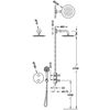 Tres 20425004 Therm-box Kit De Grifo Termostático Empotrado De 2 Vías Ducha Color Cromo