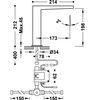 Tres 20261320 Slim Grifo Electrónico Con Sistema Premezclador Para Lavabo Color Cromo