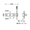 Tres 30725301nm B-system Grifo Termostático Empotrado De 3 Vías Color Negro Mate