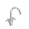 Tres 28320301 Mont Blanc Grifo Bimando Alto Lavabo Color Cromo