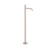 Tres 26285306opm Study Exclusive Grifo Monomando Con Toma A Suelo Para Lavabo Oro Rosa