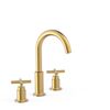 Tres 28310501om Mont Blanc Grifo Bimando De Repisa Lavabo Color Oro Mate 24k