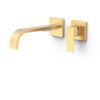 Tres 00630022om Cuadro Pieza Vista Para Cuerpo Empotrado De Lavabo Color Oro Mate 24k