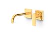 Tres 20030021or Loft Pieza Vista Para Cuerpo Empotrado De Lavabo Color Oro 24k