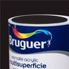 Esmalte Acrílico Multisuperficie Bruguer Satinado Negro 750ml