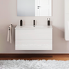 Cosmic Bbest Mueble De Baño Con Lavabo 2 Cajones Color Blanco Brillo 80 Cm