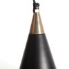 Lámpara De Techo, De Hierro, En Color Negro, De 19x19x135cm