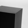 Peana, De Madera De Abeto, En Color Negro, De 30x30x40cm