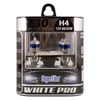 Bom12701 - Set Lámparas Coche H4 White Pro 130% E-mark Superlite.