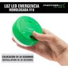 Motorkit Luz Magnética Led De Emergencia Homologada (v16) De Alta Luminancia, Sustituye A Los Triangulos.