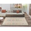 Alfombra Shaggy Con Flecos - Atticgo - Ziri - Blanco, 160x230 Cm