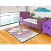 Alfombra Infantil - Atticgo - Toys - Lila, 120x170 Cm