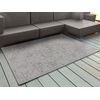 Alfombra De Exterior Estilo Vintage - Atticgo - Ballik - Gris, 130x190 Cm