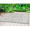 Alfombra De Exterior Estilo Vintage - Atticgo - Ballik - Gris, 155x230 Cm