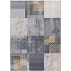 Alfombra Vintage Plegable - Atticgo - Neila - Gris, 80x150 Cm