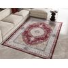 Alfombra Vintage Plegable - Atticgo - Neila - Rojo, 80x150 Cm