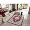 Alfombra Vintage Plegable - Atticgo - Neila - Rojo, 120x170 Cm