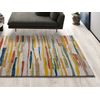 Alfombra Abstracta - Atticgo - Dunia - Multicolor, 80x150 Cm