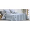 Colcha Bouti Tejido Jacquard Anoia Azul Para Cama De 90 Cm