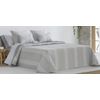 Colcha Bouti Tejido Jacquard Anoia Gris Para Cama De 90 Cm