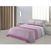 Colcha Bouti Estampado Bali Rosa Para Cama De 105 Cm