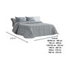 Conforter Nordico Con Relleno De 240 Gr Soller Turquesa Para Cama De 105 Cm