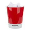 Balvi Papelera Pantone Color Rojo Cubo De Reciclaje Para La Oficina Y El Hogar Producto De Papelería De Diseño Moderno Y Minimalista Lata 26x22x17,7 Cm