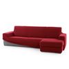 Funda Tejido Elástico Chaise Longue Derecho Niagara Brazo Corto 210 - 320 Cm. Color Rojo