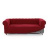 Funda De Tejido Súper Elástico Niagara Sofa 2 Plazas Chester 140 - 180 Cm. Color Rojo