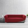 Funda De Tejido Súper Elástico Niagara Sofa 2 Plazas Chester 140 - 180 Cm. Color Rojo