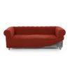 Funda De Tejido Súper Elástico Niagara Sofa 3 Plazas Chester 180 - 230 Cm. Color Caldera