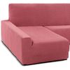 Funda Súper Elástica Para Sofá Chaise Longue Izquierda Brazo Largo Niagara De 210-320 Cm Color Fuxia Claro