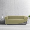 Funda De Tejido Súper Elástico Niagara Sofa 3 Plazas Chester 180 - 230 Cm. Color Pistacho