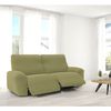 Funda De Tejido Súper Elástico Para Sillón Relax Pies Juntos Niagara 3 Plazas Con 2 Reposapies 200 - 270 Cm Color Pistacho